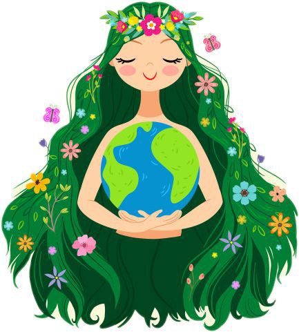 Poster on World Earth Day - beautiful mother nature image 