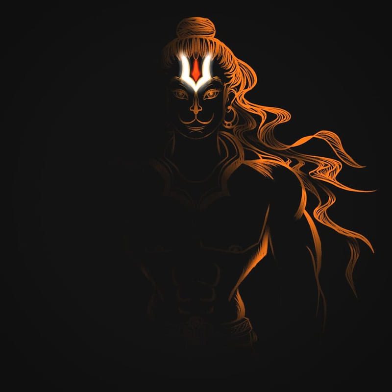 Hanuman Jayanti - Hanuma ji black wallpaper 