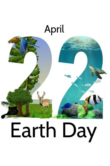 Poster on World Earth Day - 22nd april World Earth day