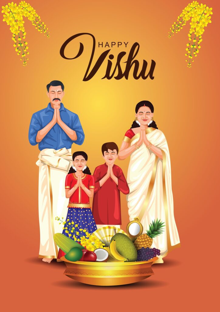 Baisakhi Festival - Vishu Festival Wishes Image 