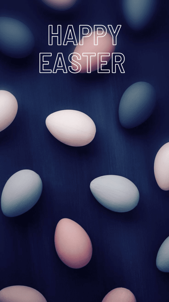 Easter Background - black wallpaper 
