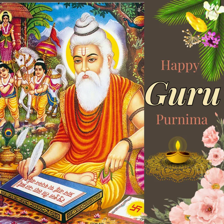 Happy Guru Purnima/Image of Rishi with Mata Sita and Love Kush