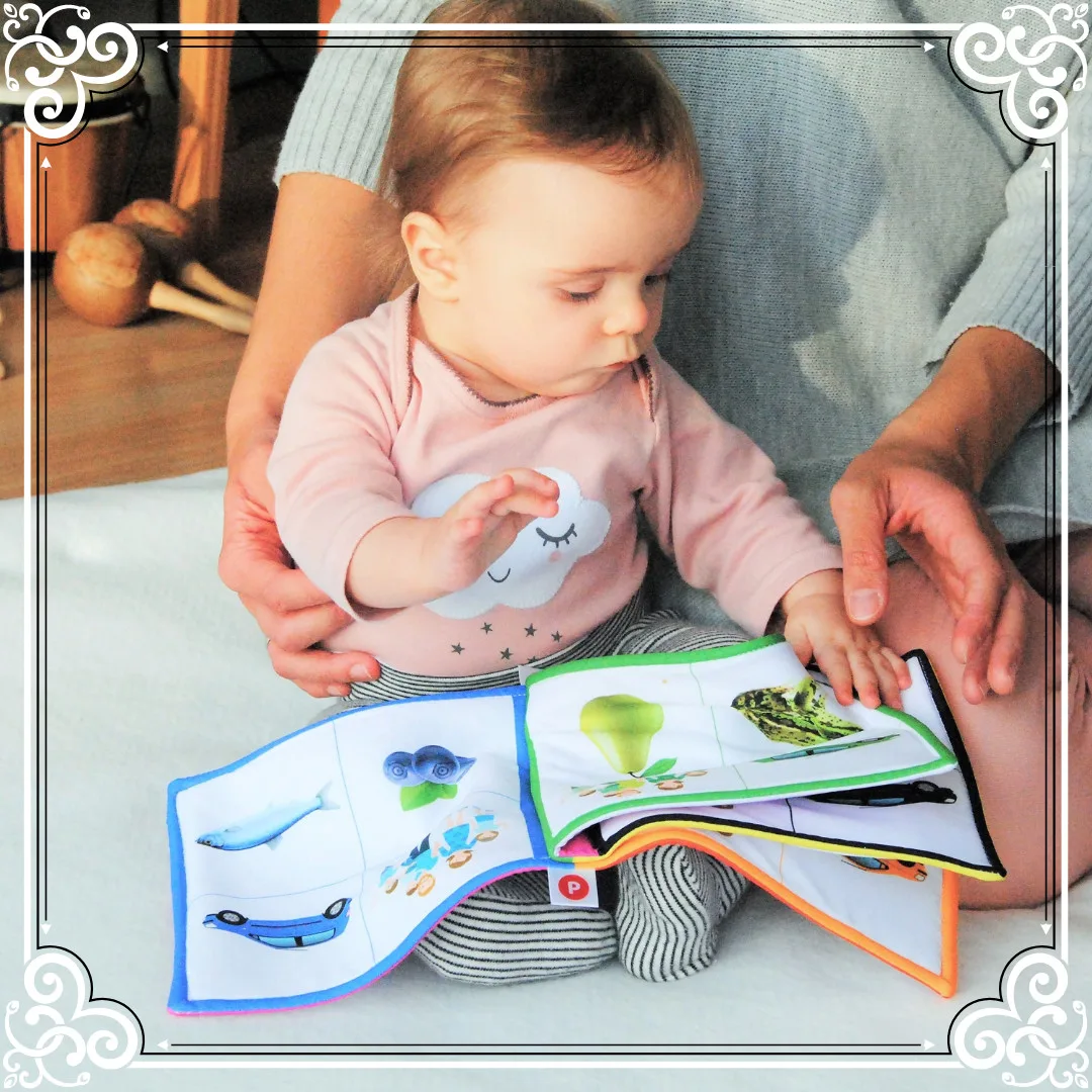 Beautiful Baby Images With Quotes/Baby Reading Book with Mumma