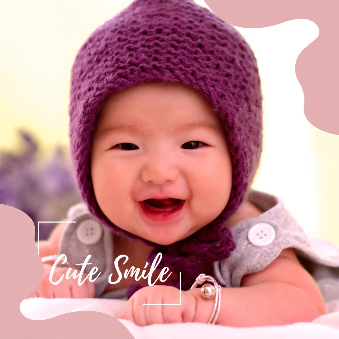 Beautiful Baby Images With Quotes/So Cute Baby Smiling Image