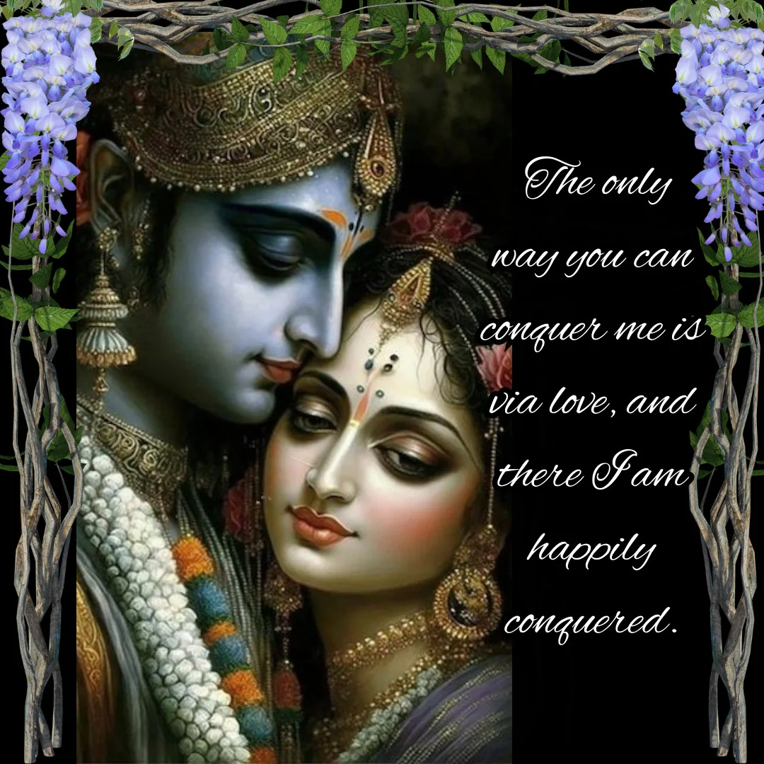 Radha Krishna / Radha Krishna Image with Quote