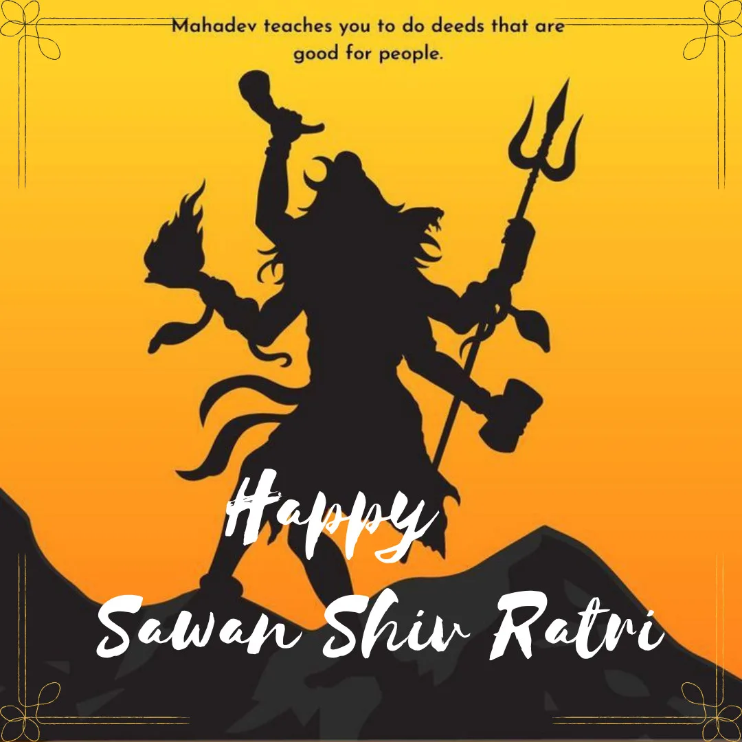 Happy Sawan Shivratri Wishes/ Sawan Shivratri image