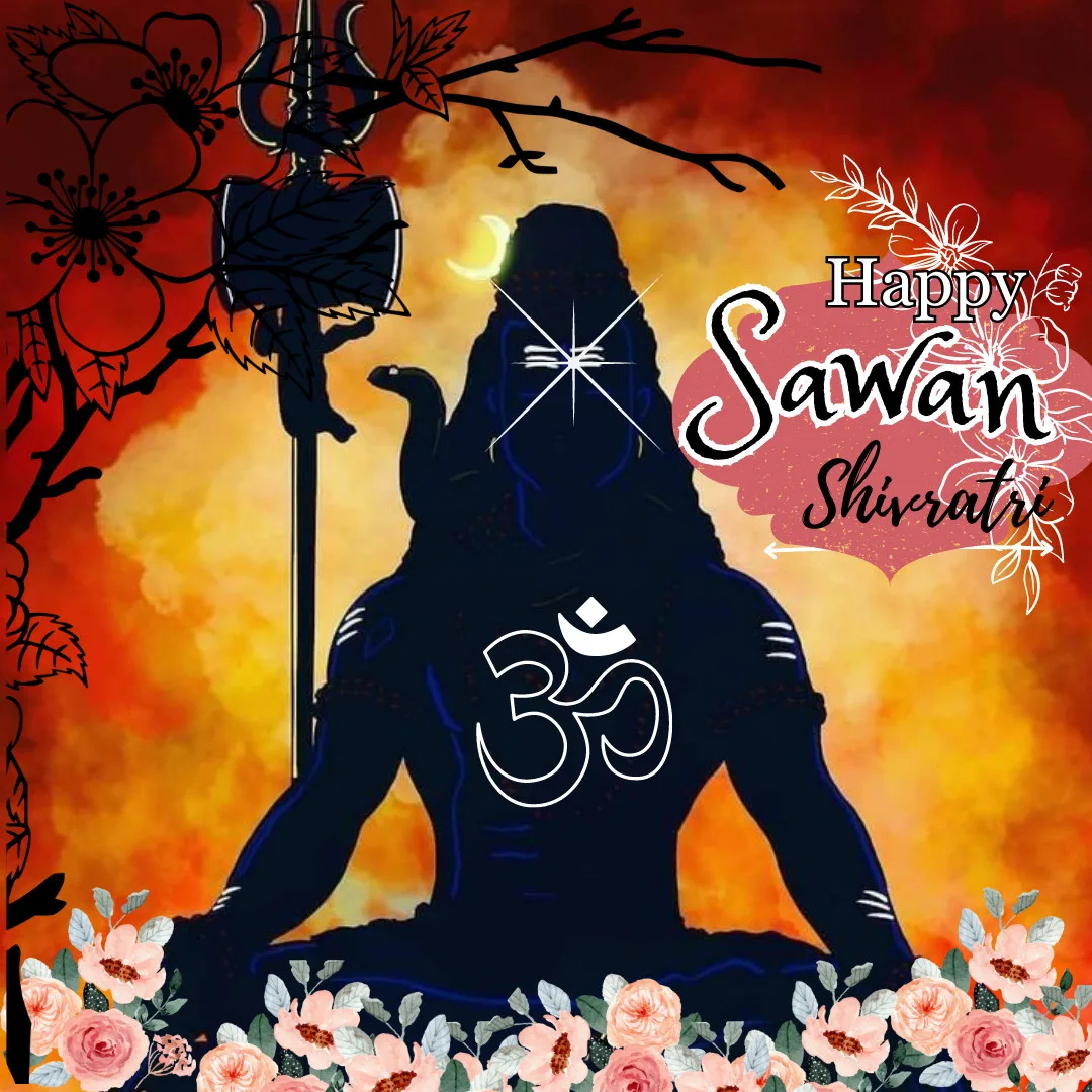 Happy Sawan Shivratri Wishes/ Om 