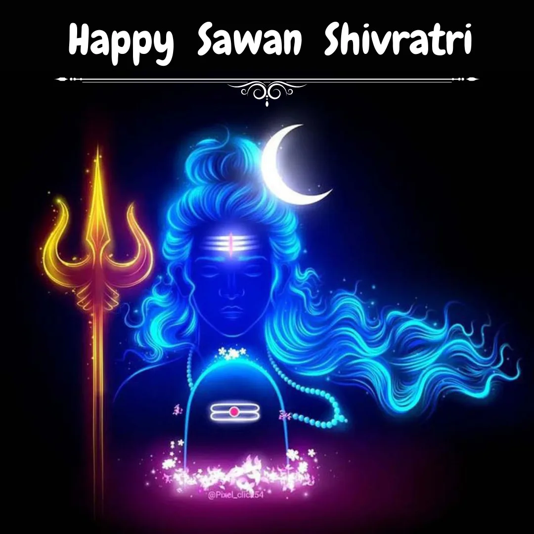 Happy Sawan Shivratri Wishes/ Bhagwan Shiv ki image