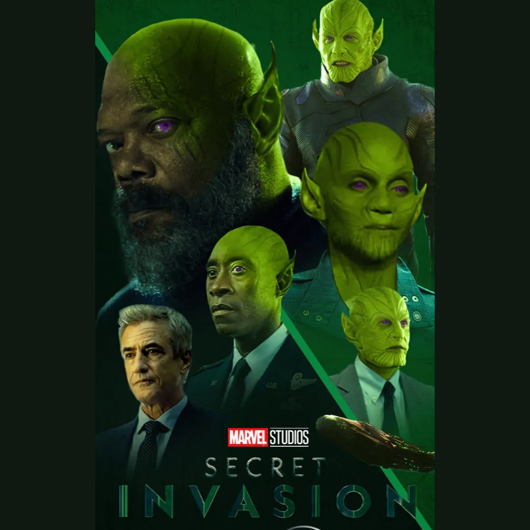 Nick Fury in Secret Invasion/ Poster of Secret Invasion Movie