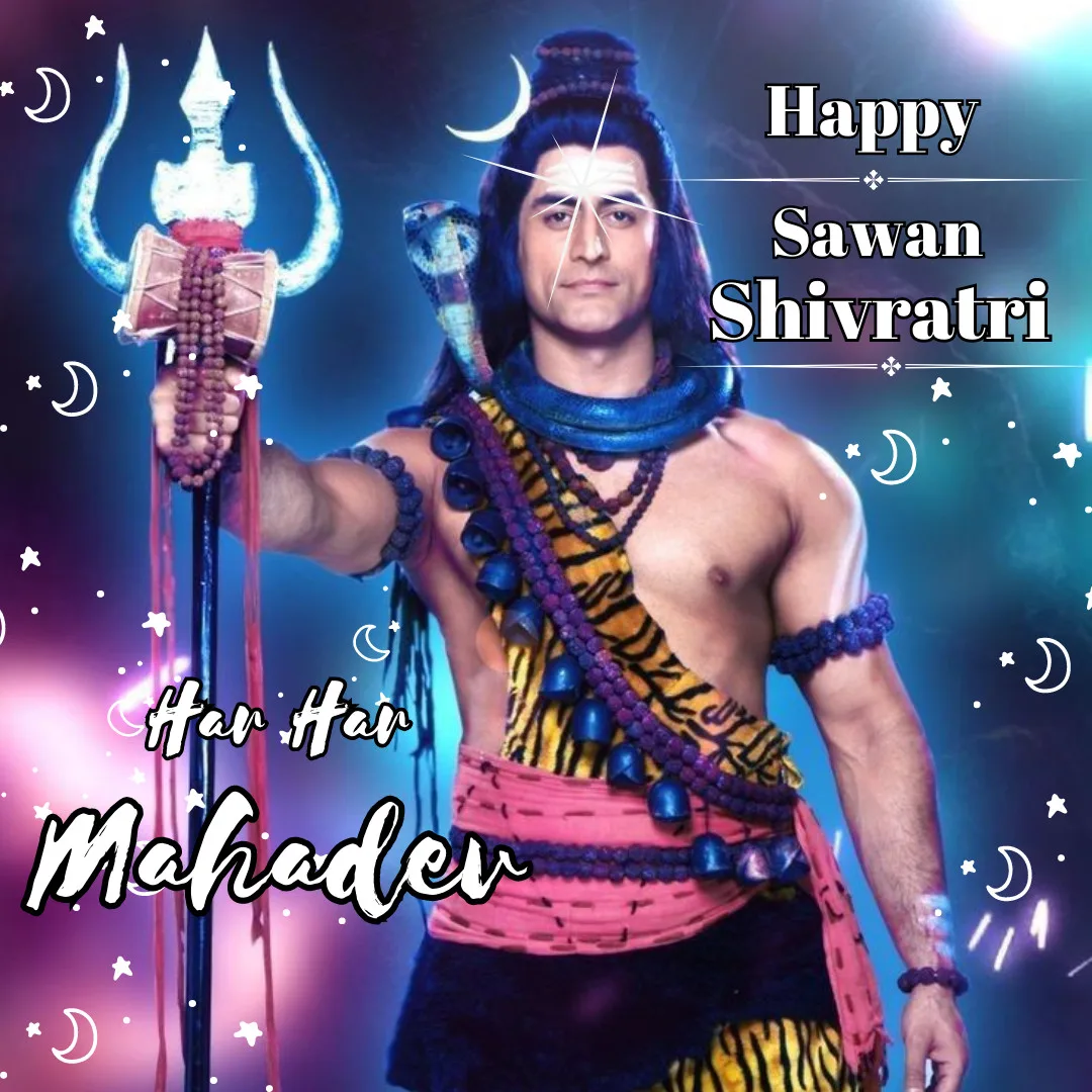 Happy Sawan Shivratri Wishes/Mahadev image