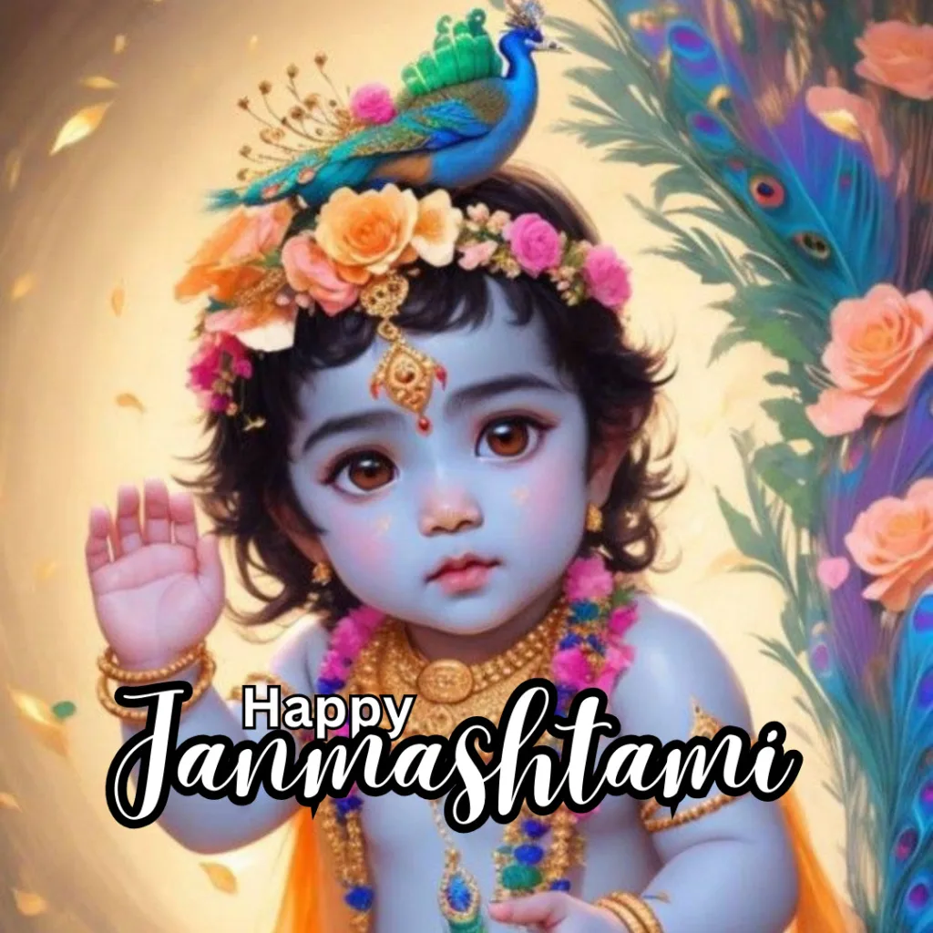 Happy Janmashtami / cute image of balgopal png