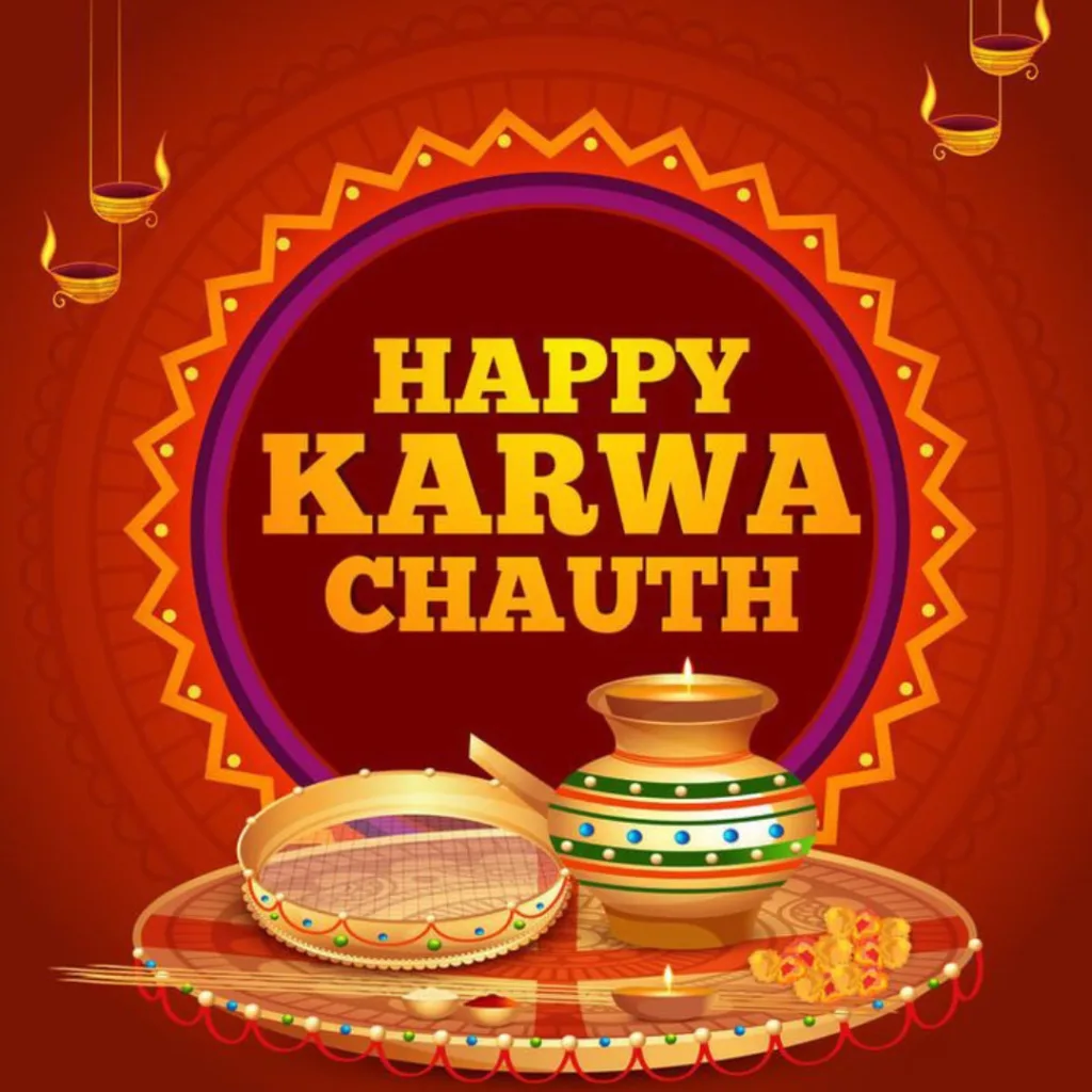 Happy Karwa Chauth / wallpaper of karwa chauth wish