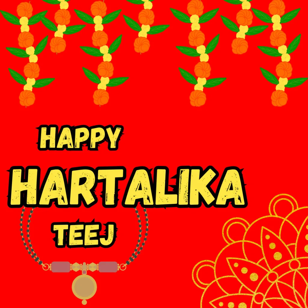 Hartalika Teej 2023 / image of teej festival wishes png