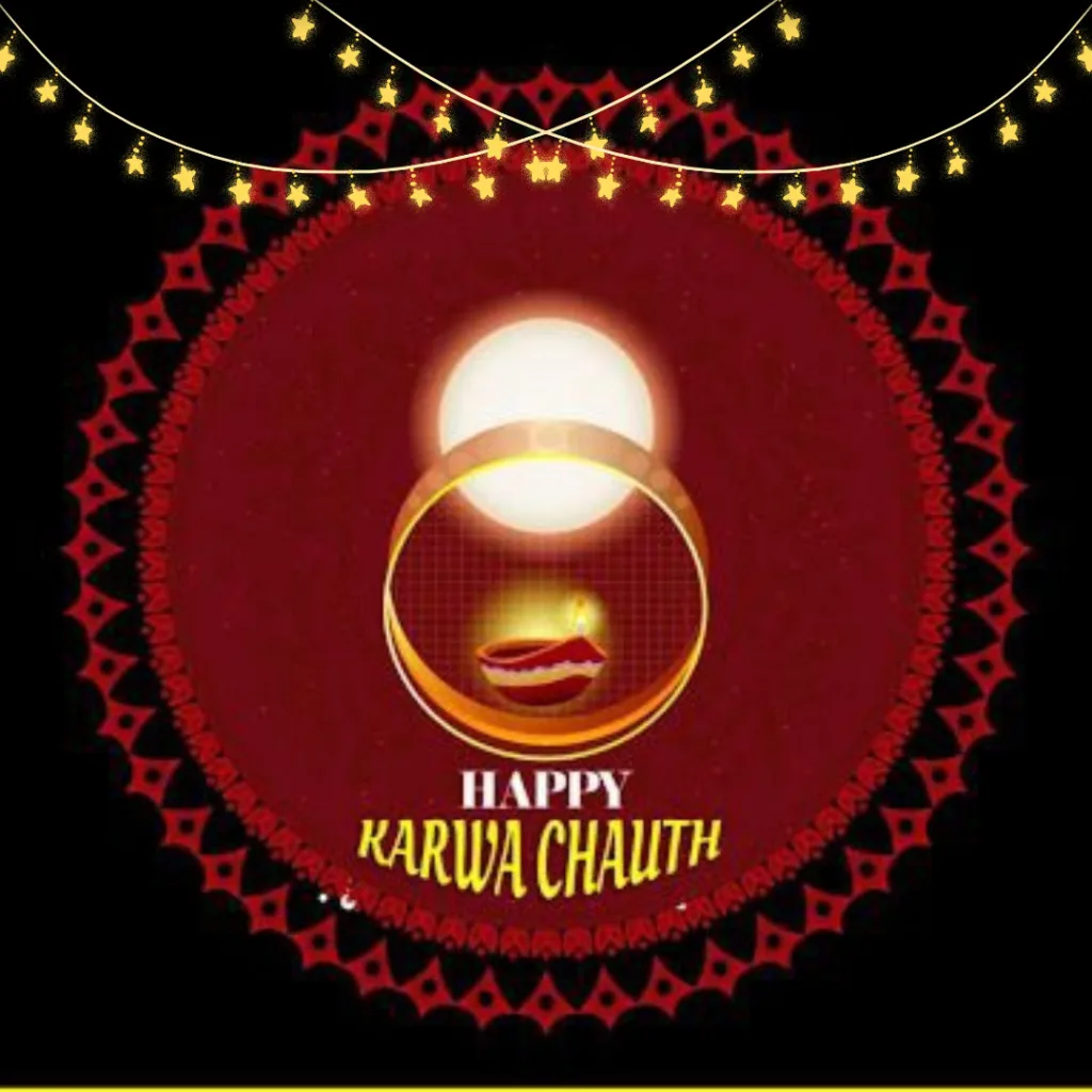 Happy Karwa Chauth / wallpaper of karwa chauth festival png
