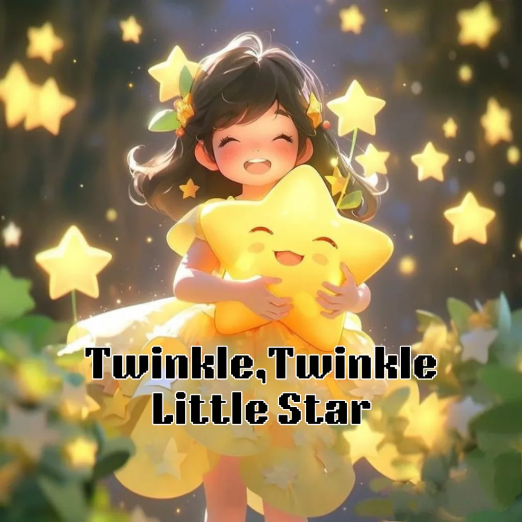 Cute Girl Images / image of poem twinkle twinkle little star 