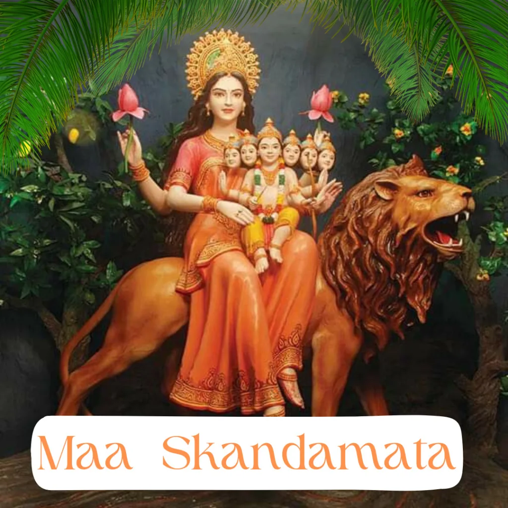 Happy Durga Puja Wishes /wallpaper of maa skandamata 