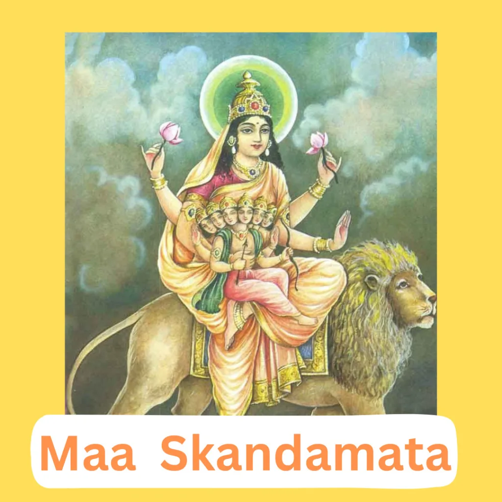 Happy Durga Puja Wishes / image of mata skandamata