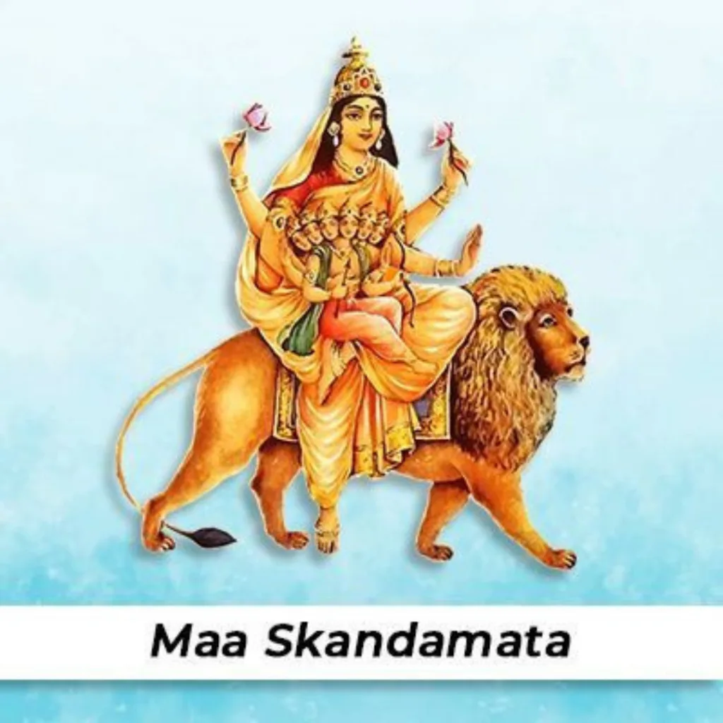 Happy Durga Puja Wishes/ maa skandamata image