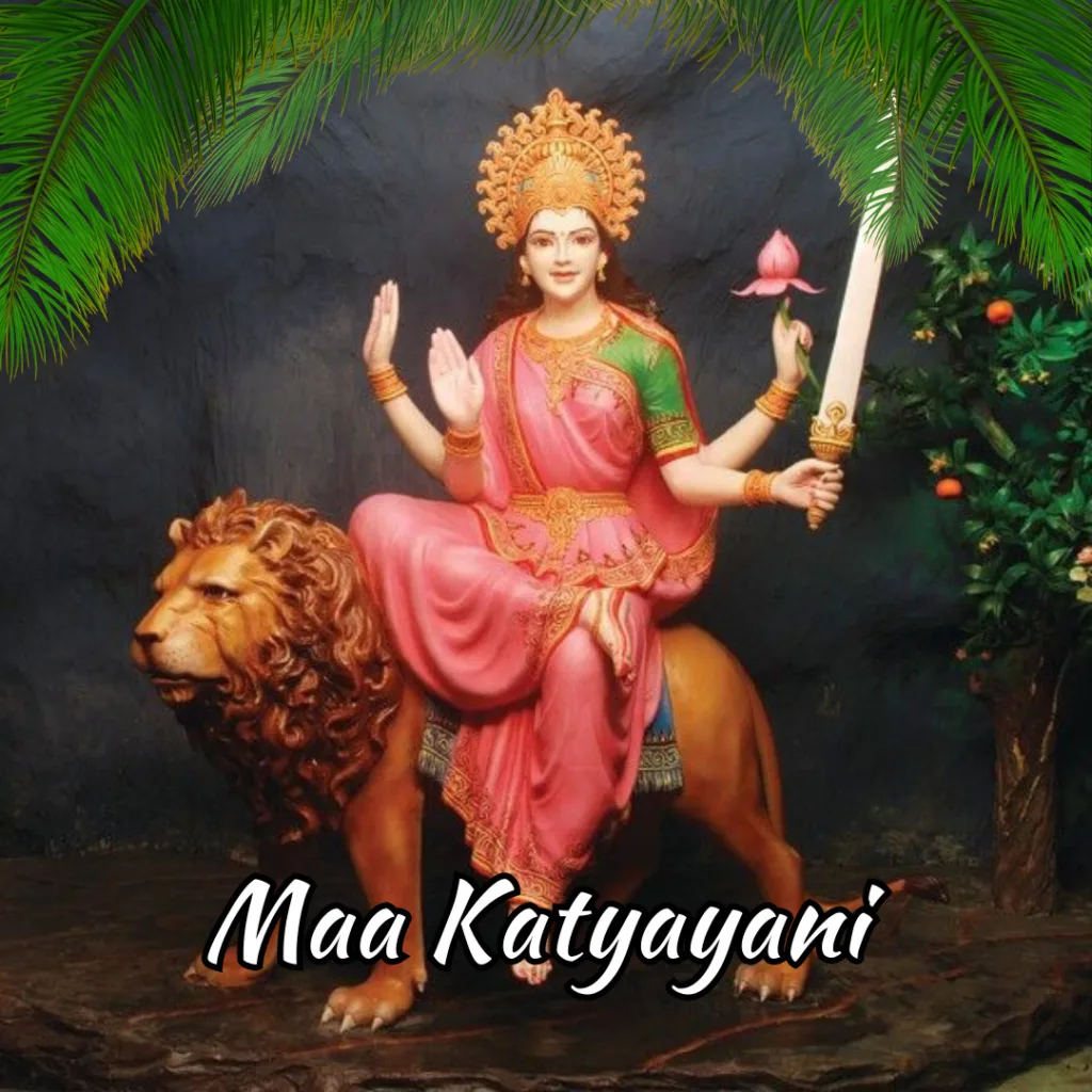Happy Durga Puja Wishes / Maa Katyayani Image