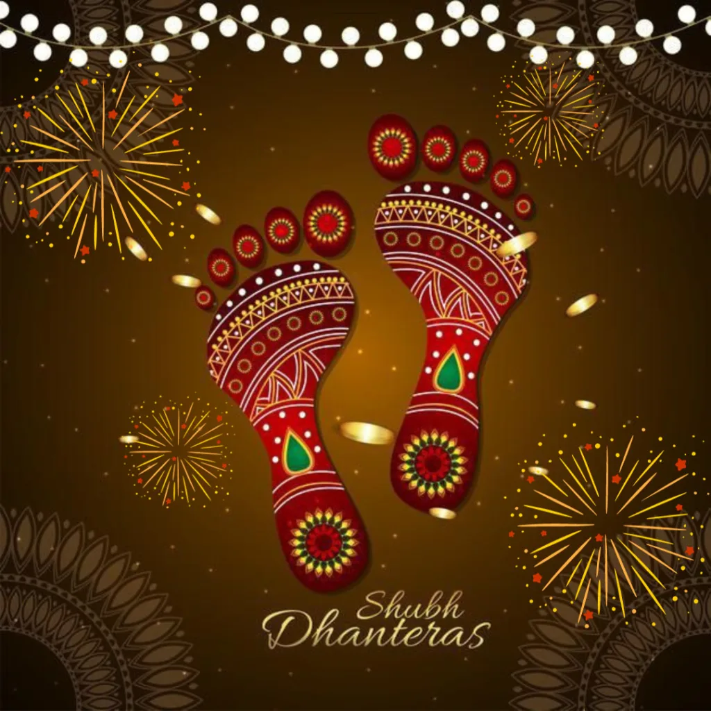 Happy Dhanteras Images / image of lakshmi footprint