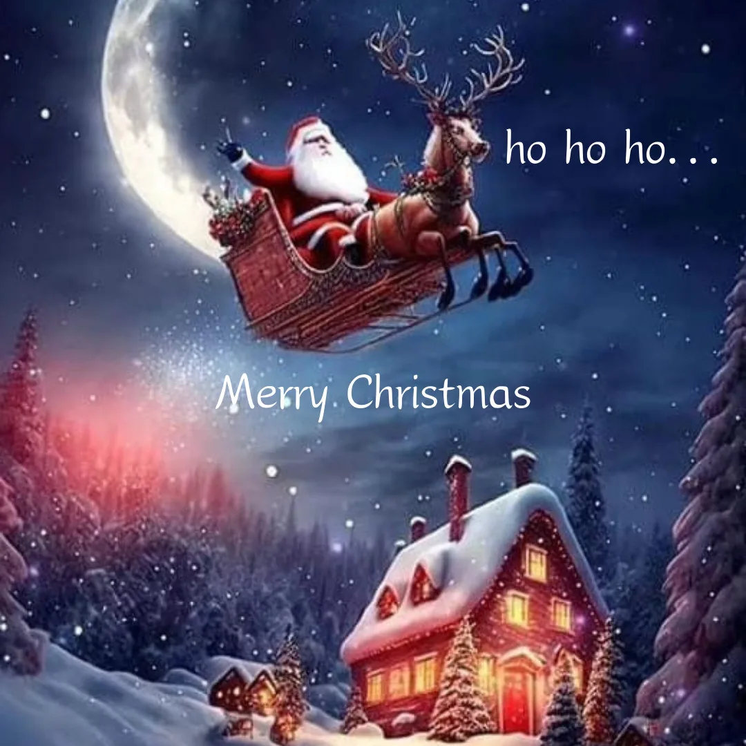 Happy Christmas Images 2023 / ho ho ho Merry Christmas image hd