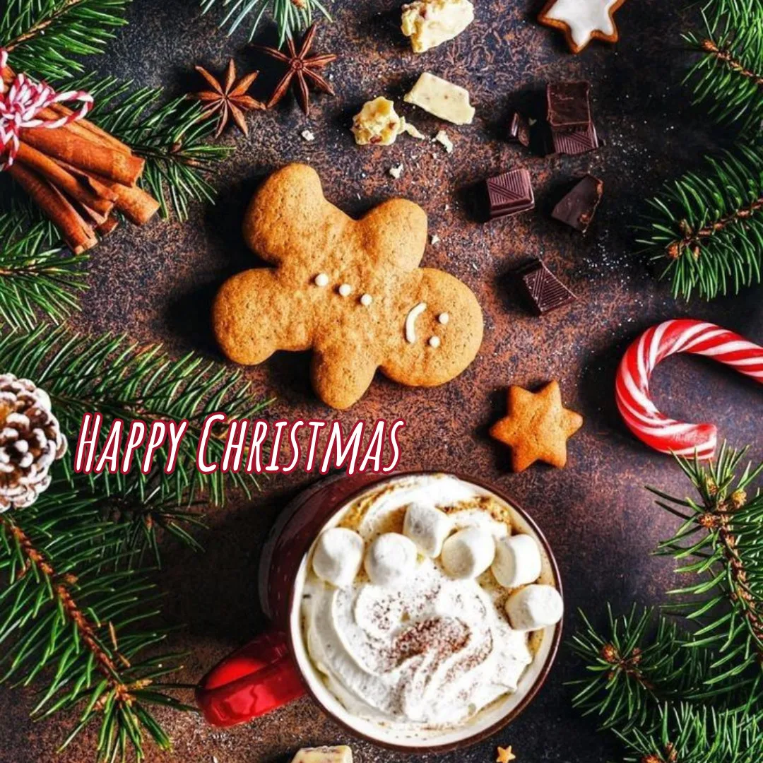 Happy Christmas Images 2023/image of christmas day with ginger bread cookies 
