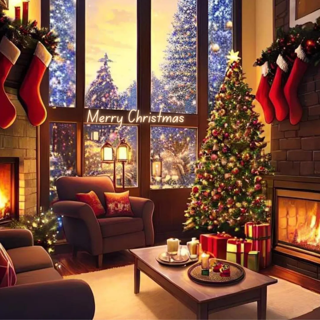 Happy Christmas Images 2023 / winter season image on Christmas eve